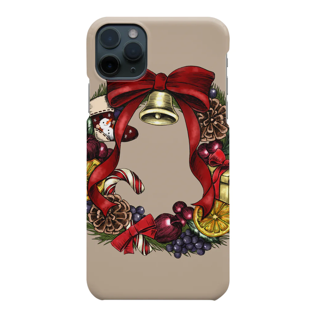 Hemureのクリスマスリース～背景ありver.～ Smartphone Case