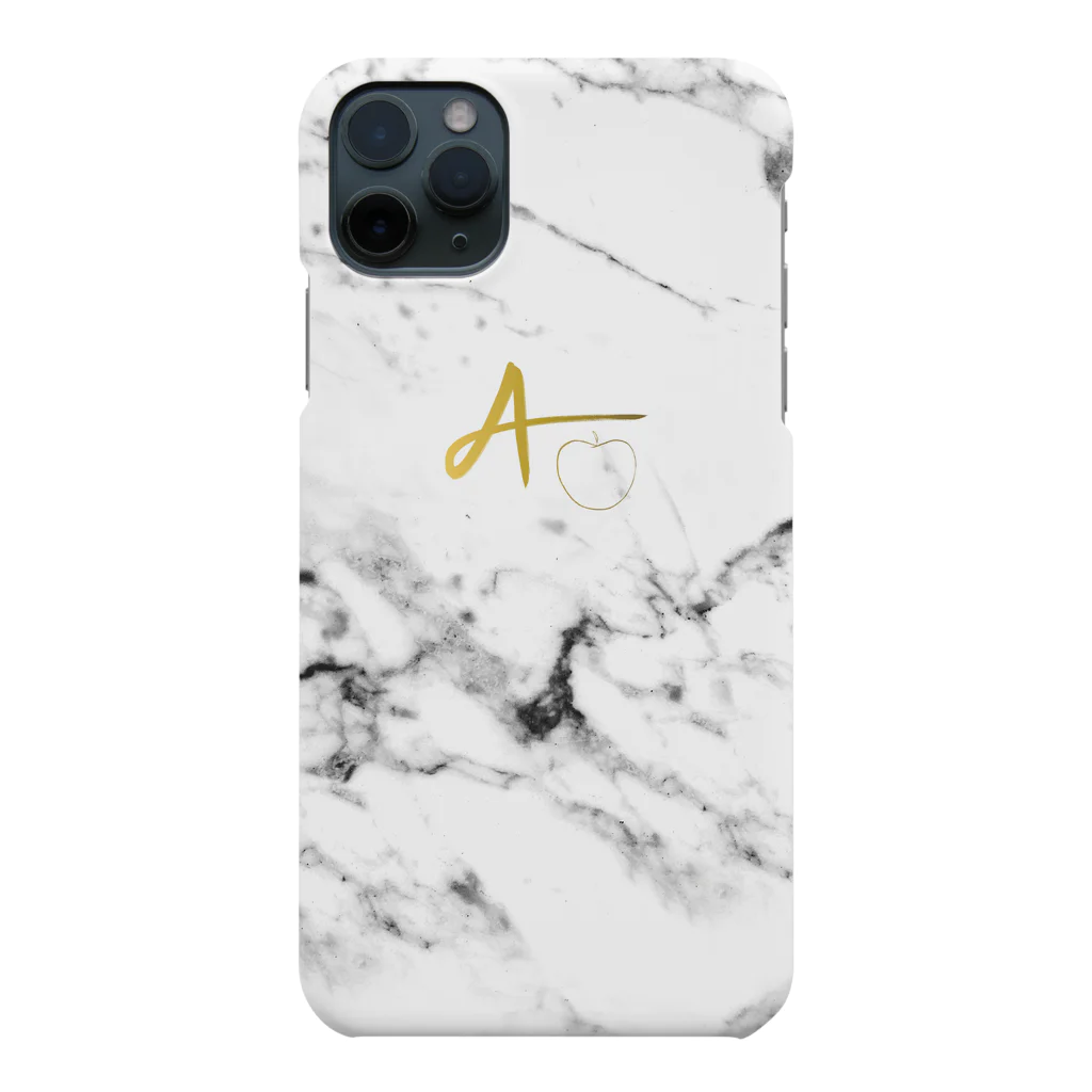 AppleGamingのwhite marble case Smartphone Case