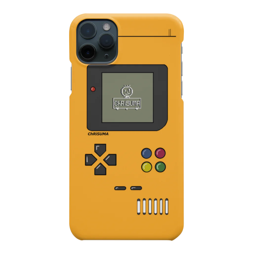 ChRiSUMAのChRiSUMA GAME ADDICTION Los Angels yellow Smartphone Case