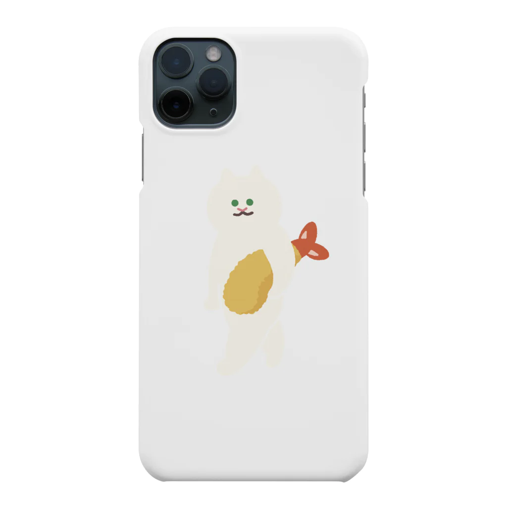 SUIMINグッズのお店のエビフライをさわやかに運ぶねこ Smartphone Case