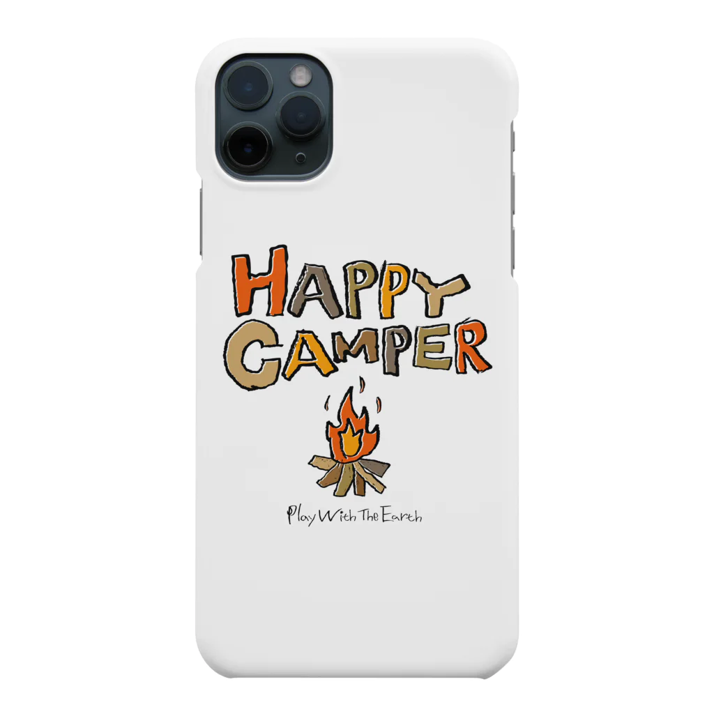 無彩色デザイン販売所のChildren's Art / ハッピーキャンパー HAPPY CAMPER スマホケース