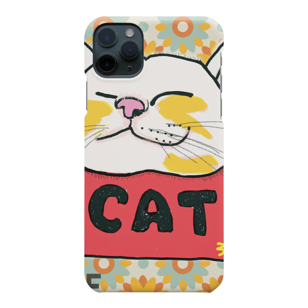 316(MIHIRO)のねこのリラックス レトロ Smartphone Case