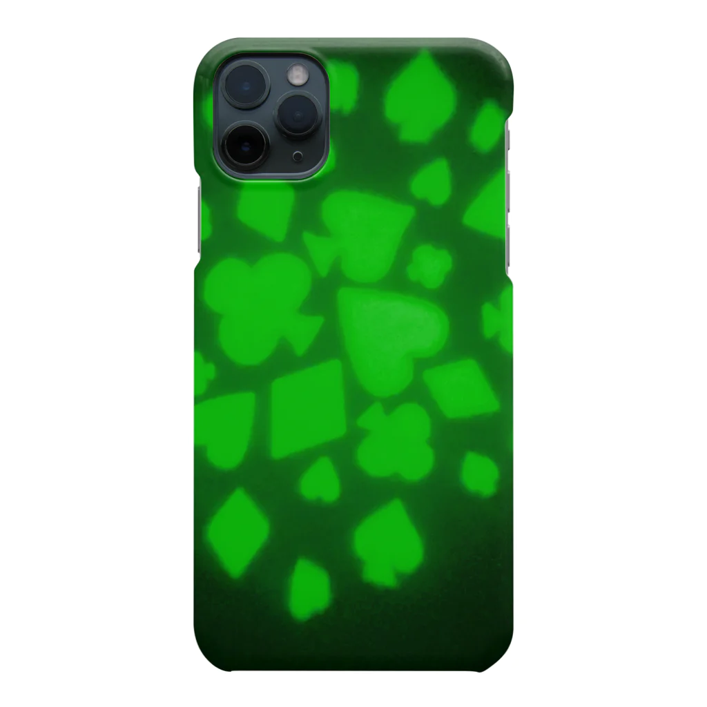 #808の緑トランプの花火 Smartphone Case