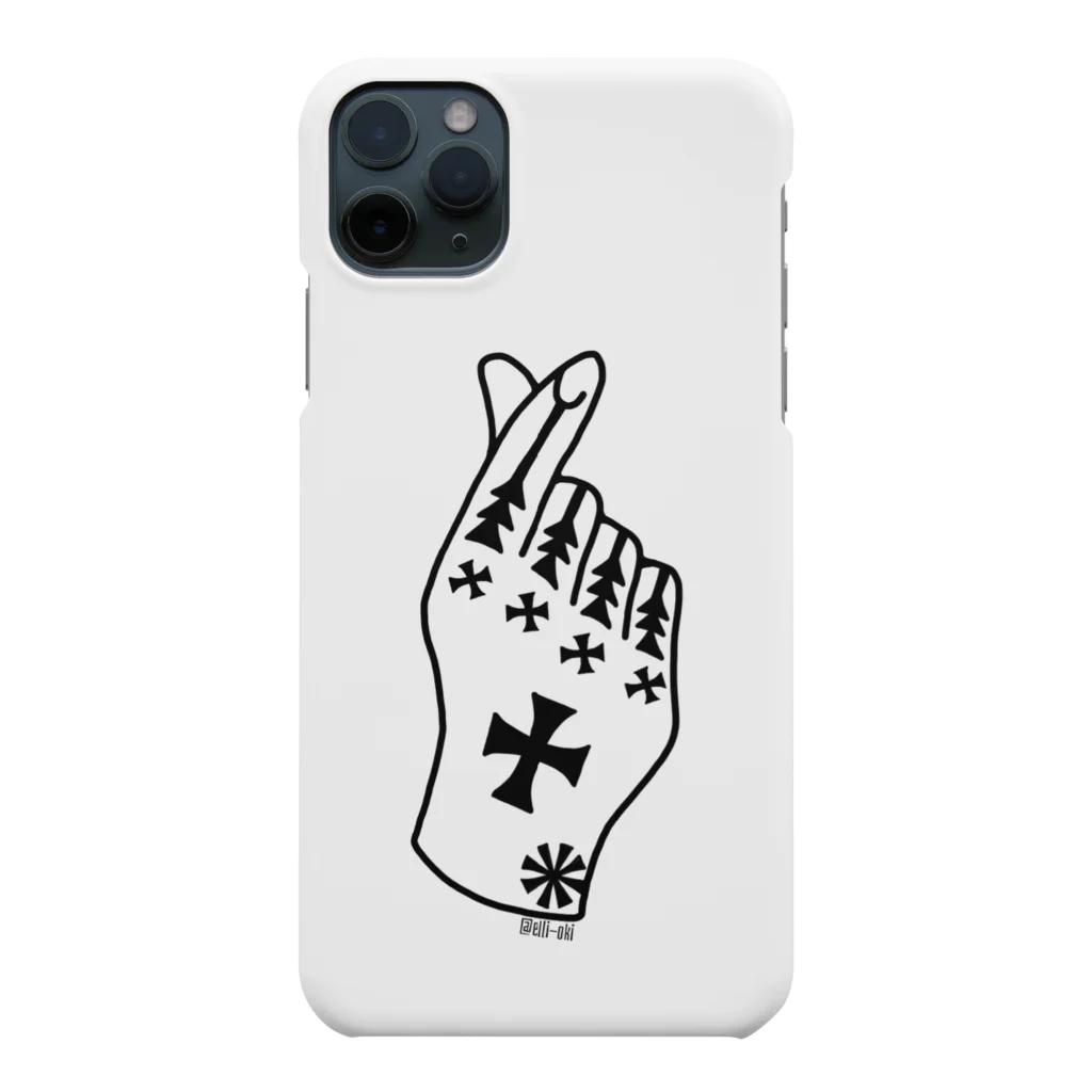 elli-okiのHazichi×WHITE Smartphone Case