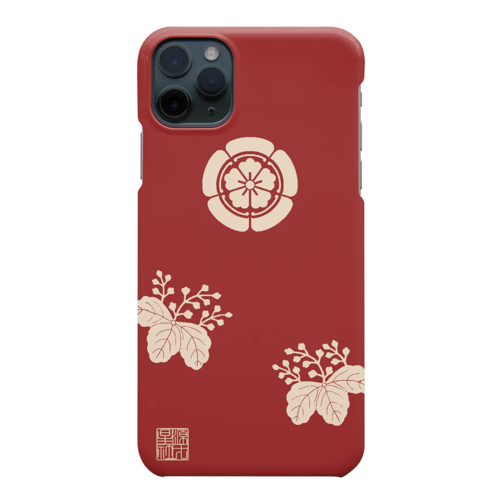 Rigelの木瓜桐文緋羅紗陣羽織柄 Smartphone Case