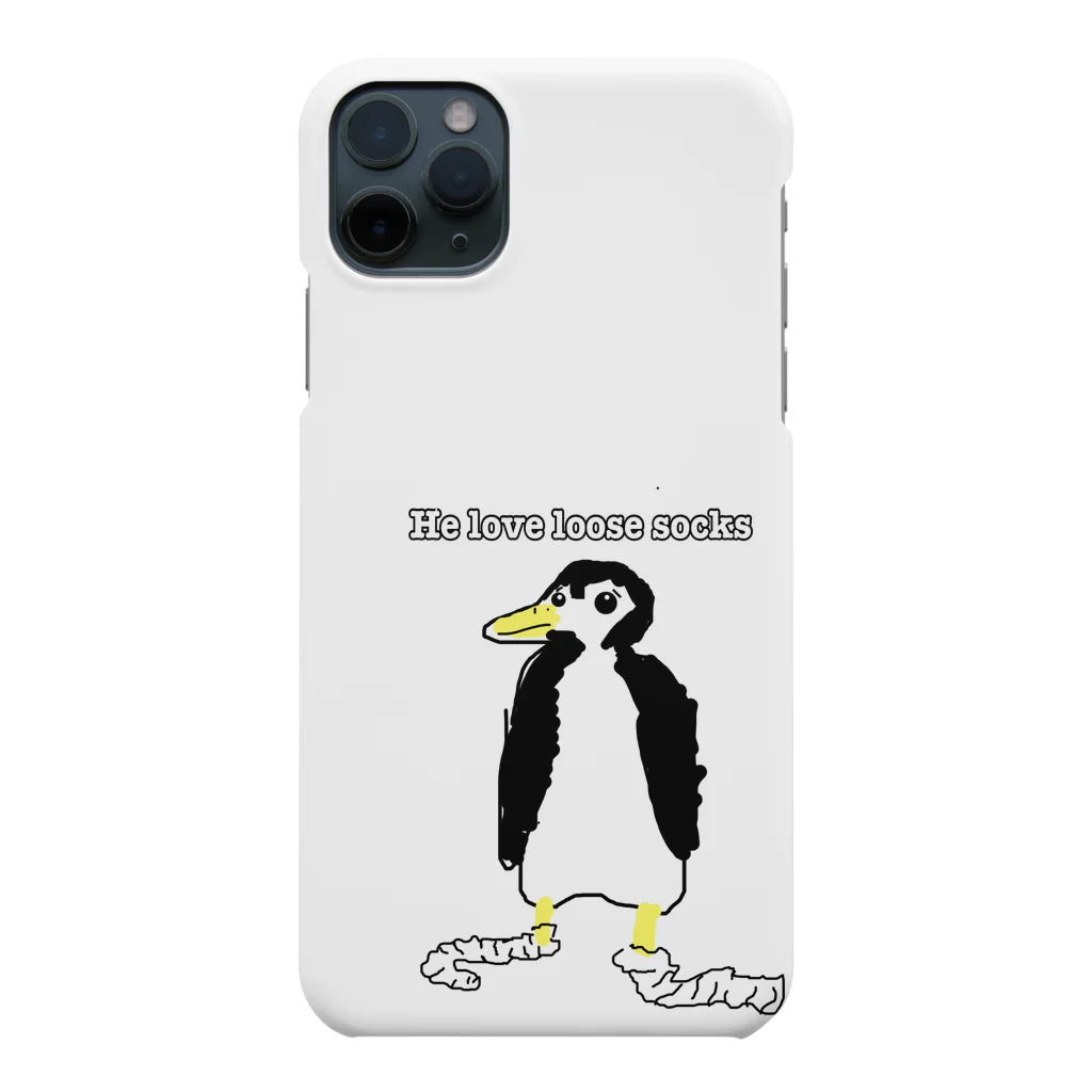 Hasuのpengin like socks Smartphone Case