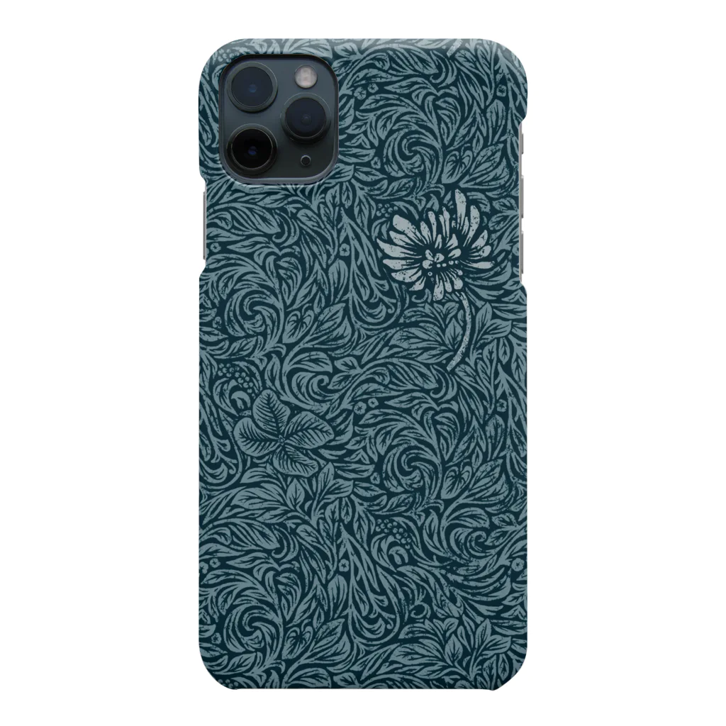 イジャクノ絨毯 ｜ IJAKUCARPETの四つ葉さがし（ブルー） Smartphone Case