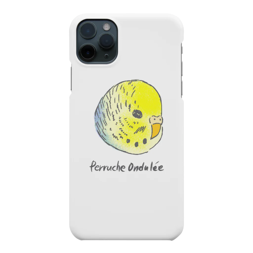 キリとラムネのperruche ondulée = セキセイインコ スマホケース