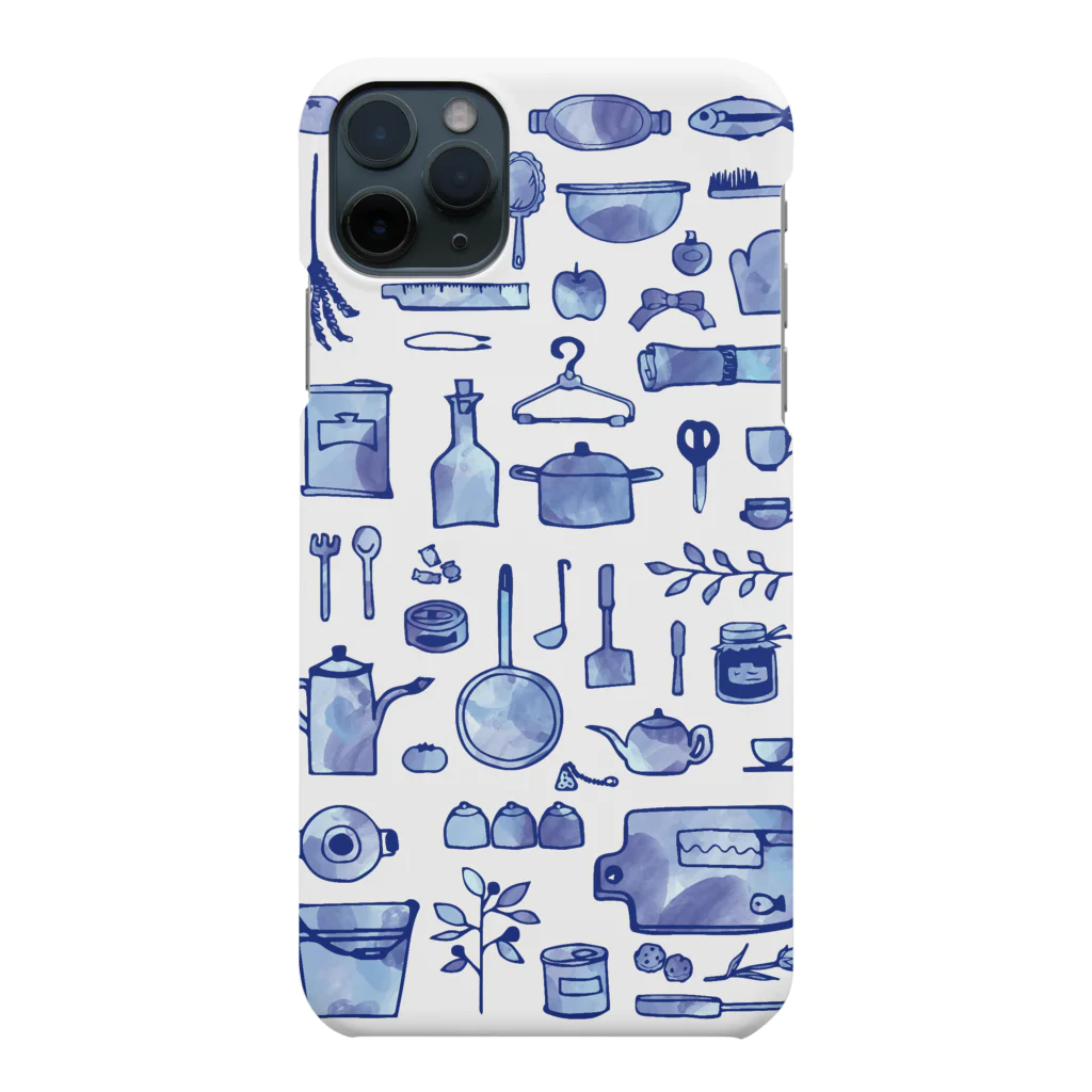 もにはちのmy favorite_blue Smartphone Case