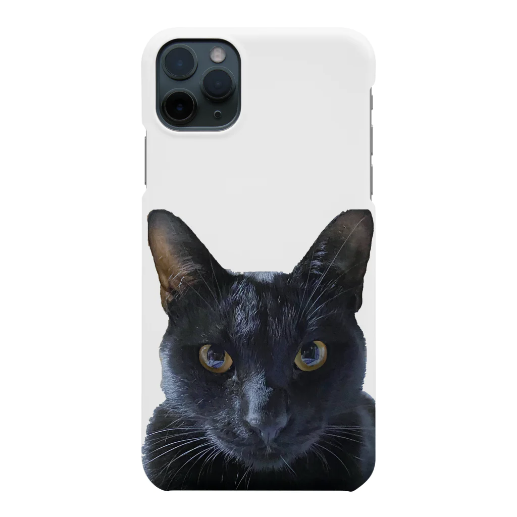 ㍿ねこ。の黒猫ゆずスマホケース③ Smartphone Case