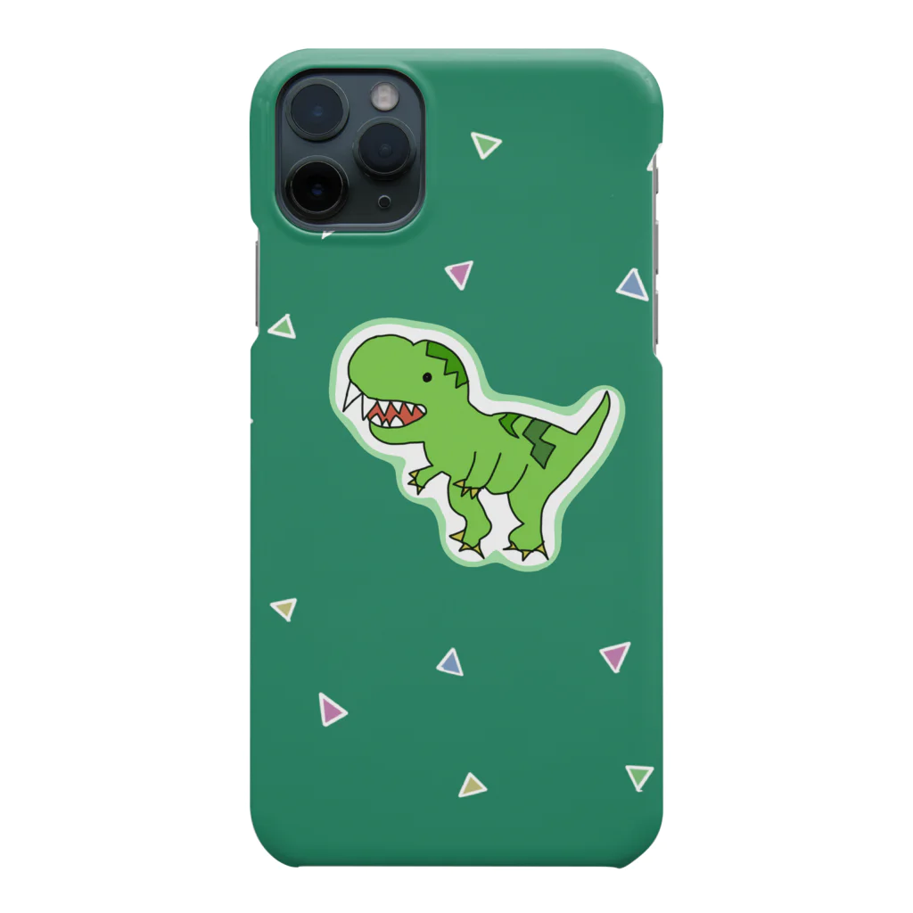 サメと恐竜展のポップな恐竜くん Smartphone Case