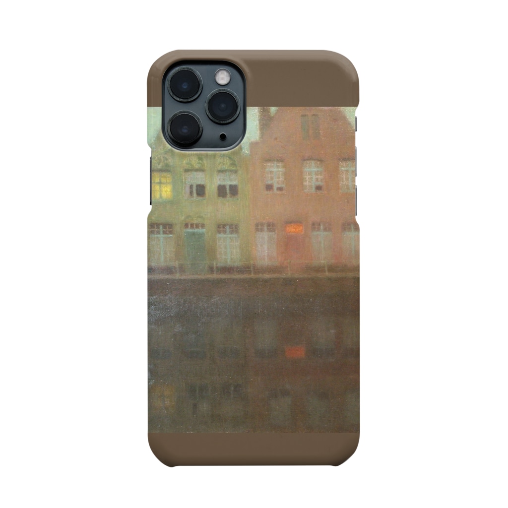 SONOTENI-ARTの020-002　アンリ・ル・シダネル　『岸壁』　スマホケース　表側面印刷　iPhone 11Pro専用デザイン　SC1 Smartphone Case
