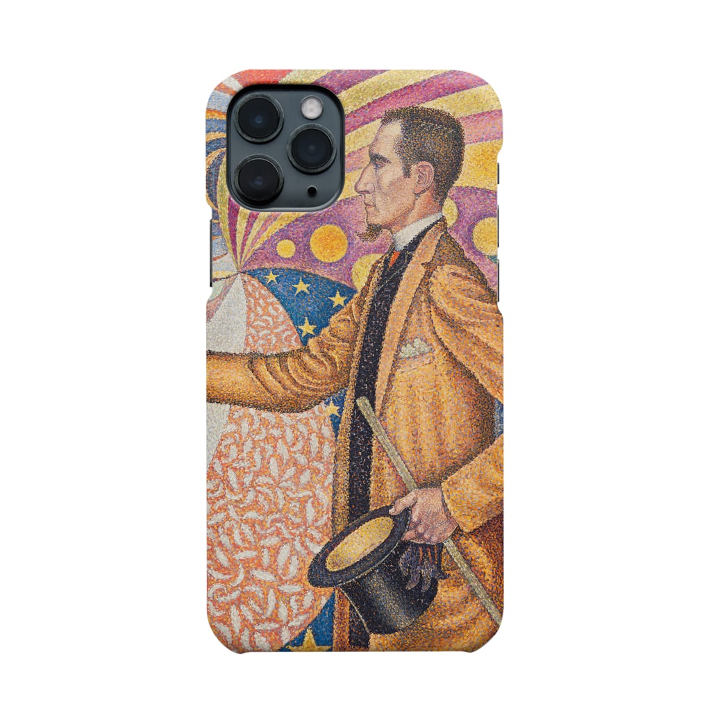 SONOTENI-ARTの025-001　ポール・シニャック　『フェリックス・フェネオンの肖像』　スマホケース　表側面印刷　iPhone 11Pro専用デザイン　SC1 Smartphone Case