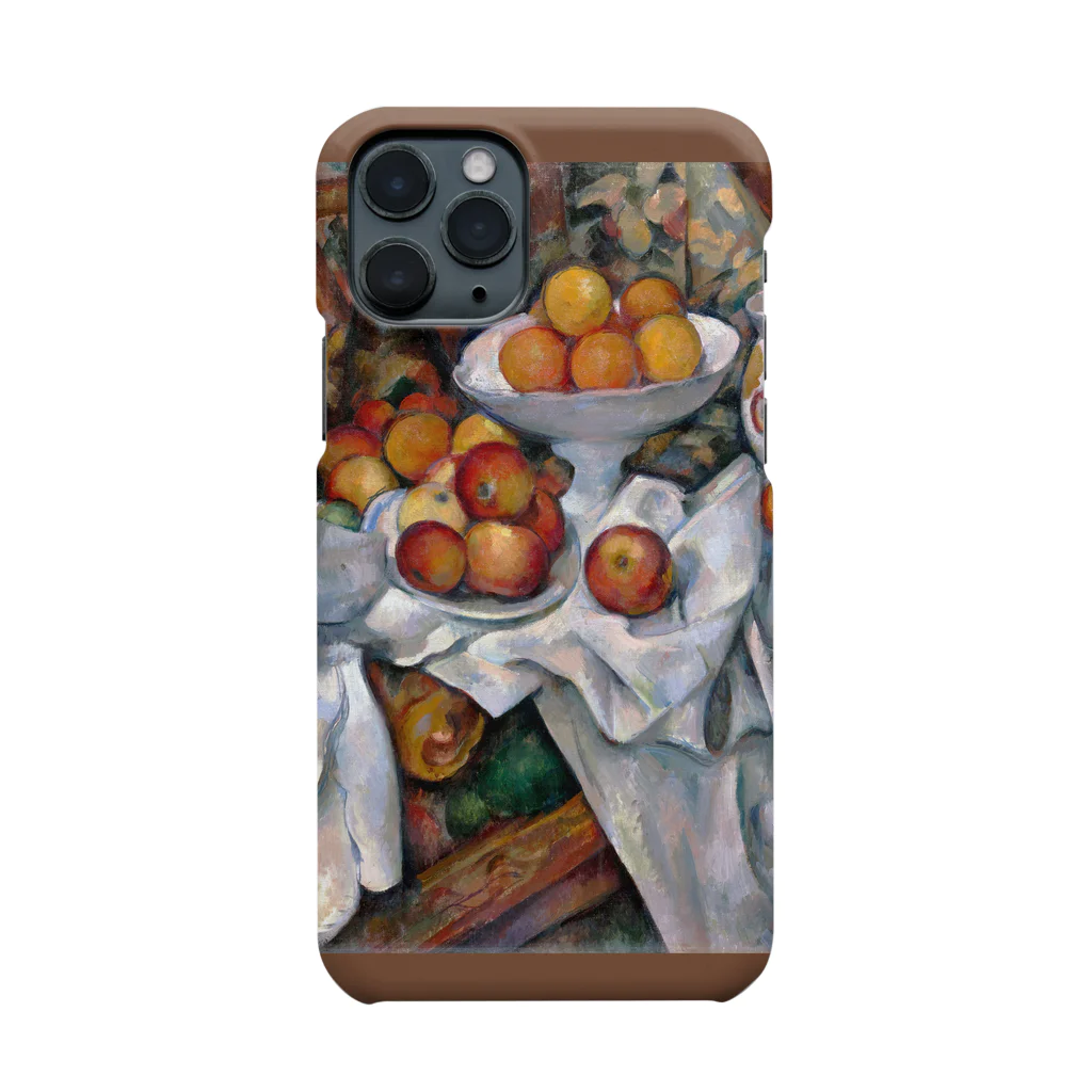 SONOTENI-ARTの017-001　ポール・セザンヌ　『リンゴとオレンジのある静物』　スマホケース　表側面印刷　iPhone 11Pro専用デザイン　SC1 スマホケース