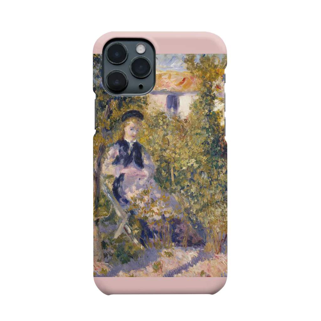 SONOTENI-ARTの016-007　ルノワール　『庭のニニ (ニニ・ロペス)』　スマホケース　表側面印刷　iPhone 11Pro専用デザイン　SC1 iPhone Smartphone Case