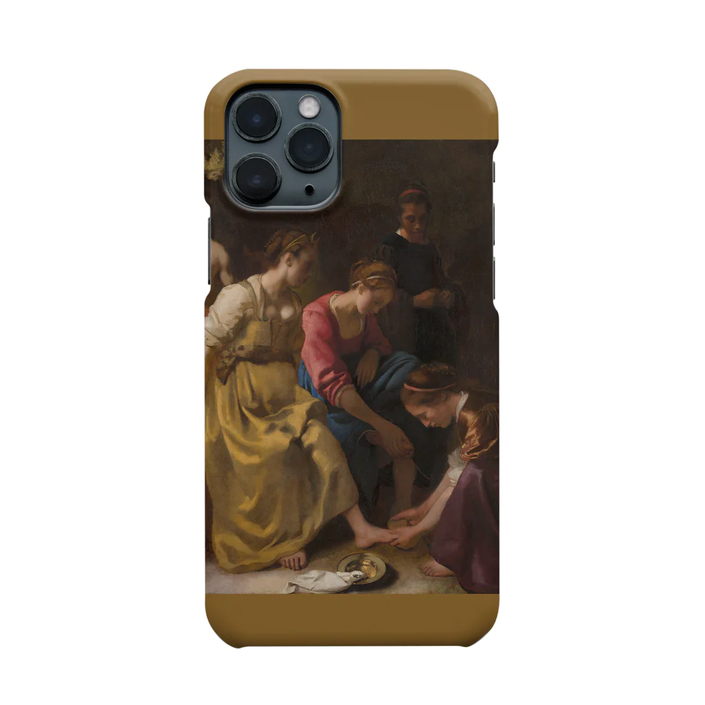 SONOTENI-ARTの008-002　フェルメール　『ディアナとニンフたち』　スマホケース　表側面印刷　iPhone 11Pro専用デザイン　SC1 iPhone Smartphone Case