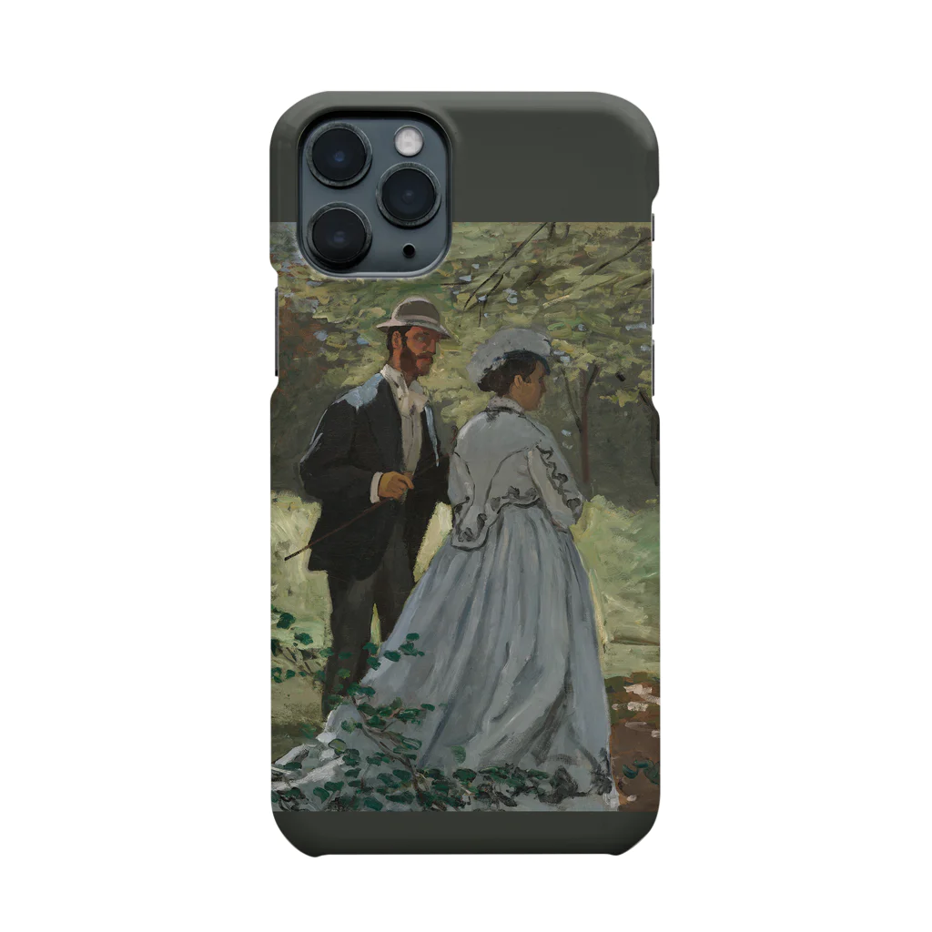 SONOTENI-ARTの004-023　クロード・モネ　『バジールとカミーユ』　スマホケース　表側面印刷　iPhone 11Pro専用デザイン　SC1 iPhone Smartphone Case