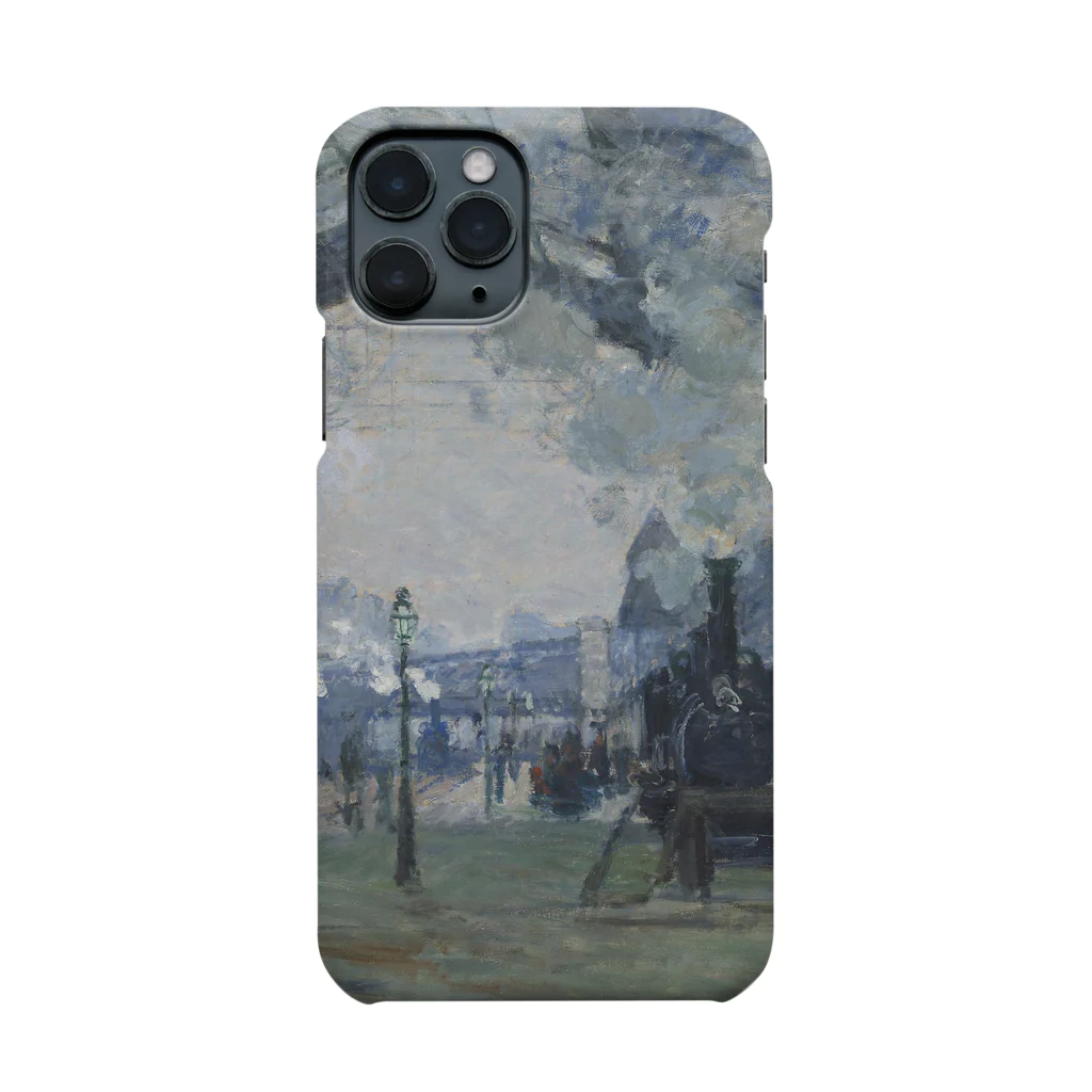 SONOTENI-ARTの004-033　クロード・モネ　『サン＝ラザール駅』　スマホケース　表側面印刷　iPhone 11Pro専用デザイン　SC1 iPhone Smartphone Case