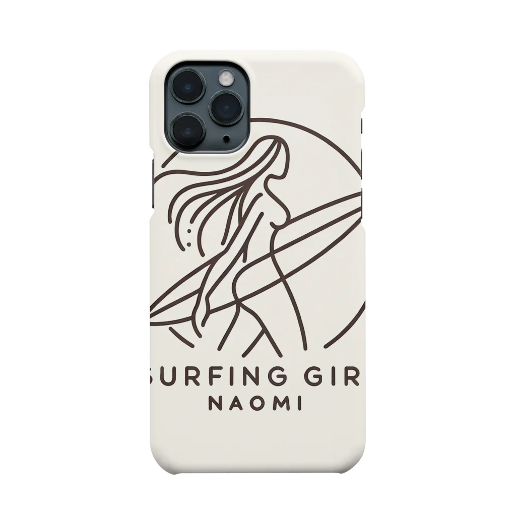 一人親方55歳FIREの「サーフィンクィーン NAOMI」 Smartphone Case