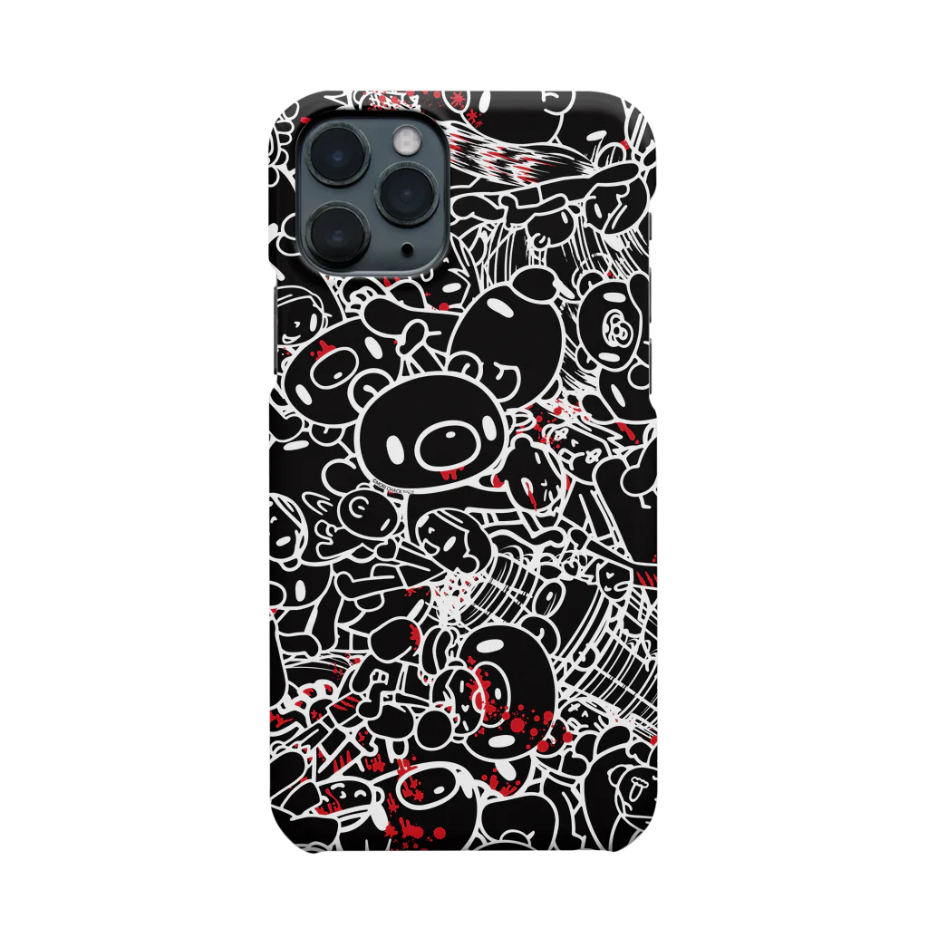 CHAX COLONY imaginariの【各20点限定】いたずらぐまのグル〜ミ〜(1/black) Smartphone Case