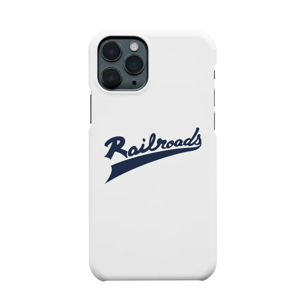 PoooompadoooourのRailroadsロゴ　あお Smartphone Case