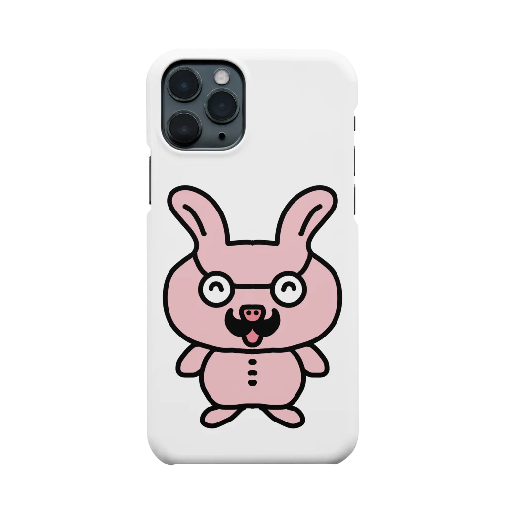 nyanchu08023のおじさんウサギ Smartphone Case