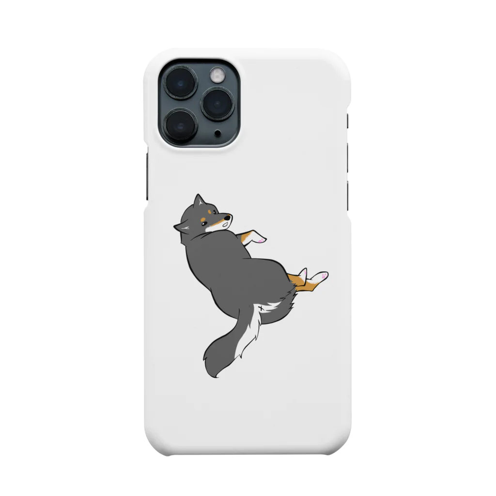 Stierのふりかえり黒柴 Smartphone Case