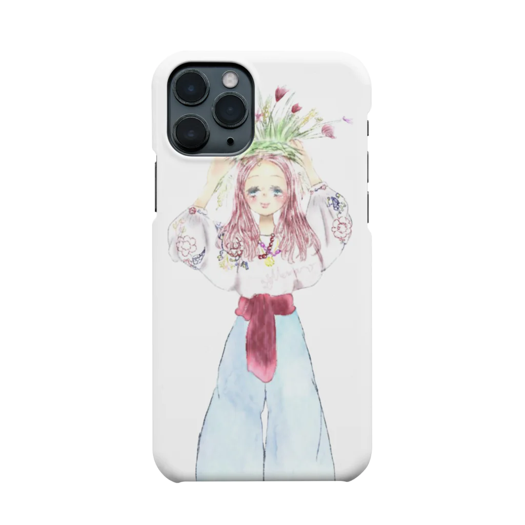 Memaro🕊の花束贈呈 スマホカバー Smartphone Case