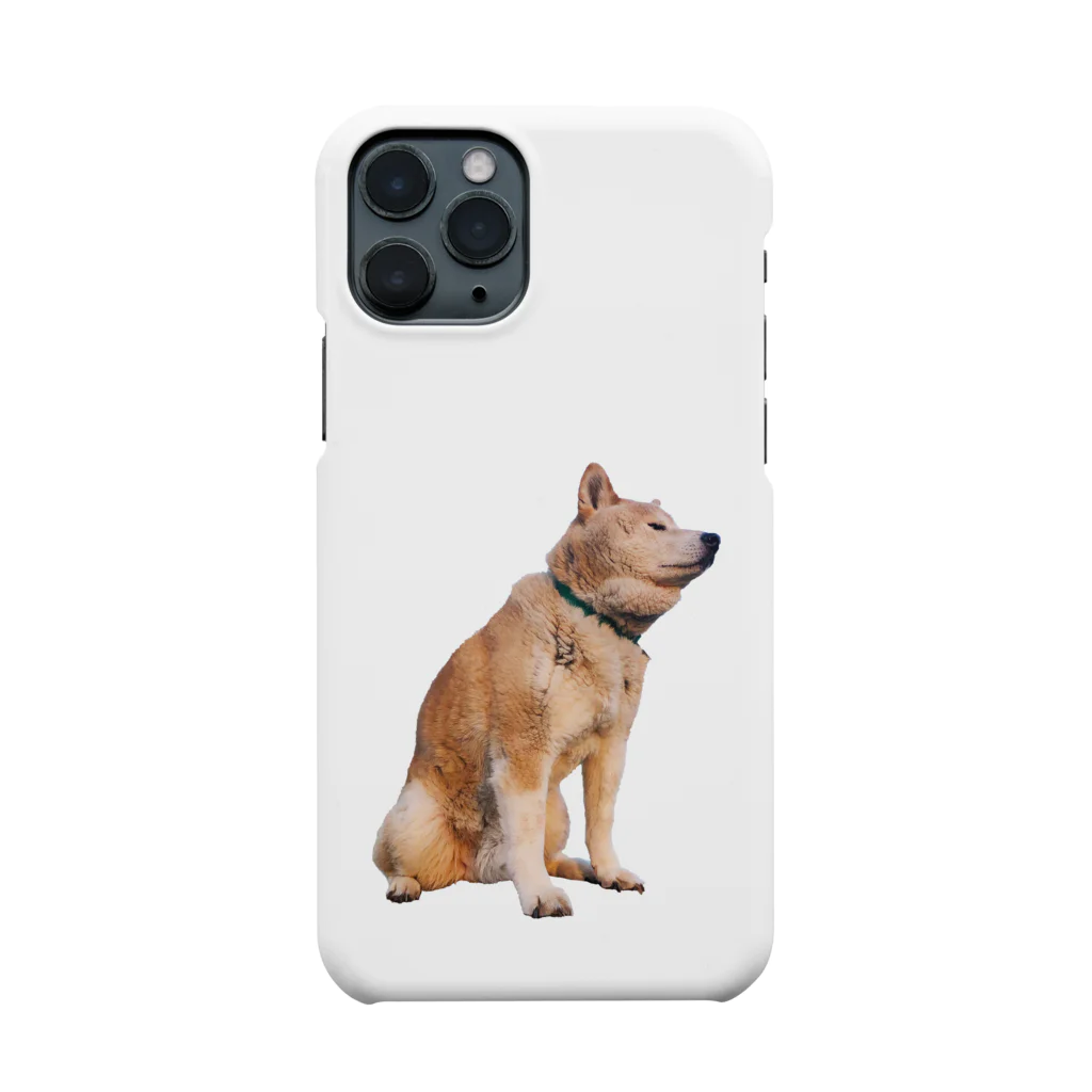 愛犬太郎のグッズの黄昏太郎【柴犬】 Smartphone Case