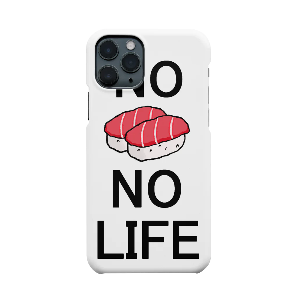 ひよこねこ ショップ 1号店のNo Sushi No Life スマホケース