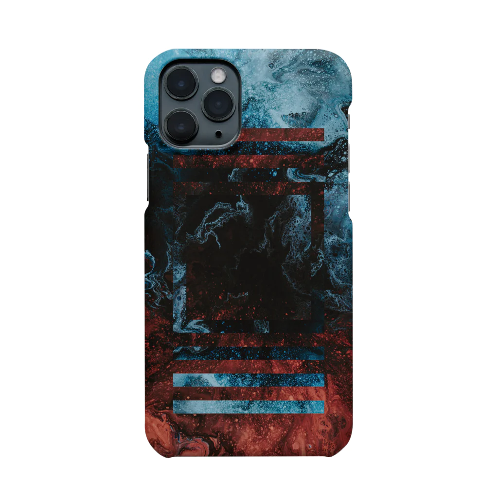 APPLECLOTHESのBlue.Red._iPhoneケース Smartphone Case