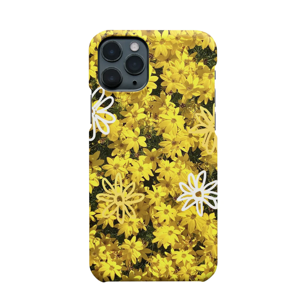 Mintyiitみんてぃっとの黄色いお花といたずら書き Smartphone Case