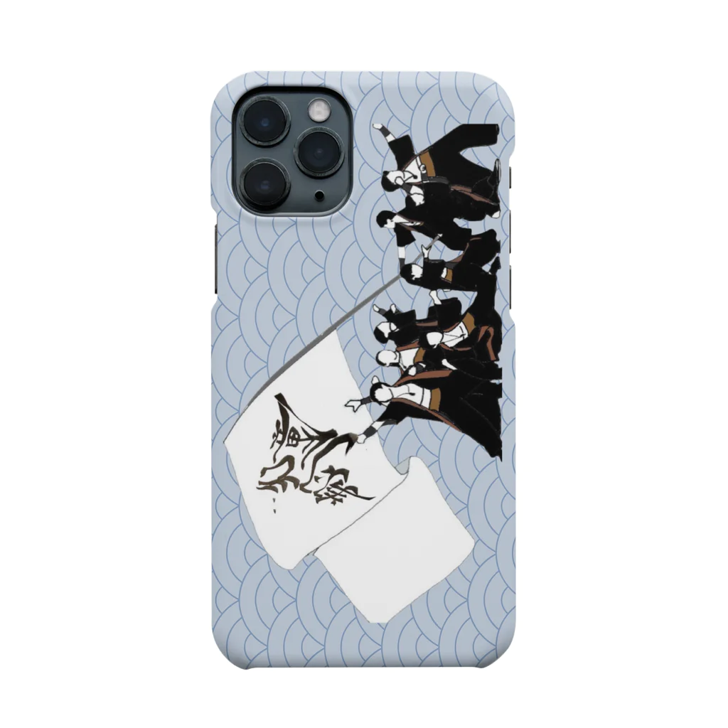 tensyodoの天翔童 iPhoneケース 青海波 Smartphone Case