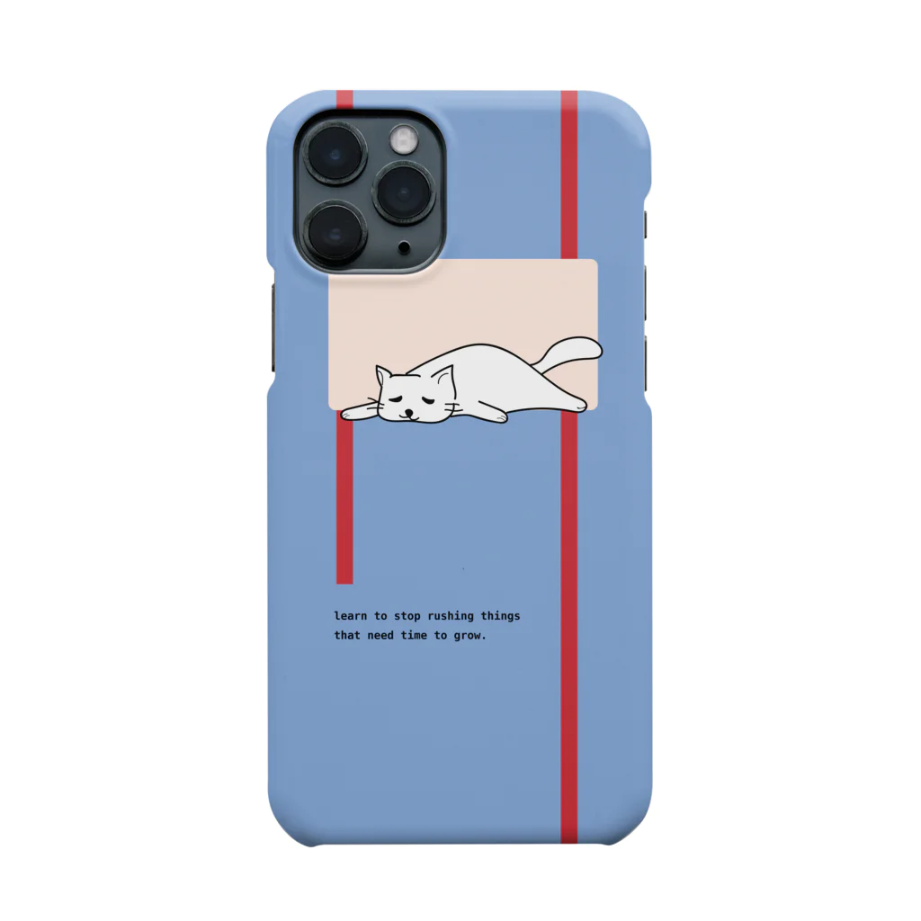 ANOKO のだらーっと白ねこ Smartphone Case