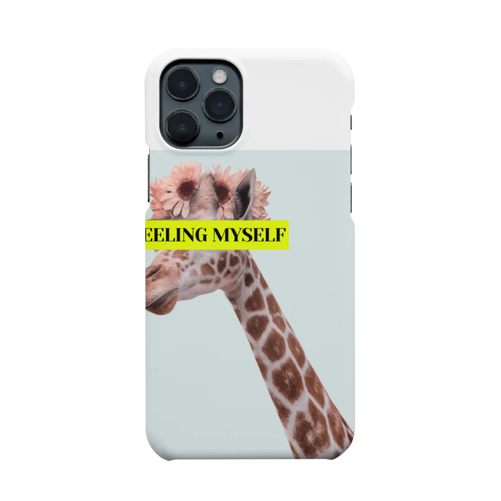 ANIMAL TWIST DESIGNSのFEELING MYSELF GIRAFFE Smartphone Case