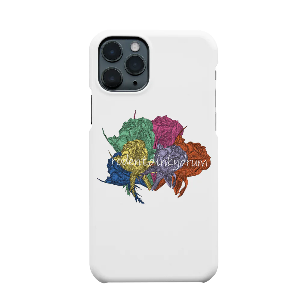 rodent dinky drumのrodent dinky drum たまには洒落た薔薇でも。 Smartphone Case