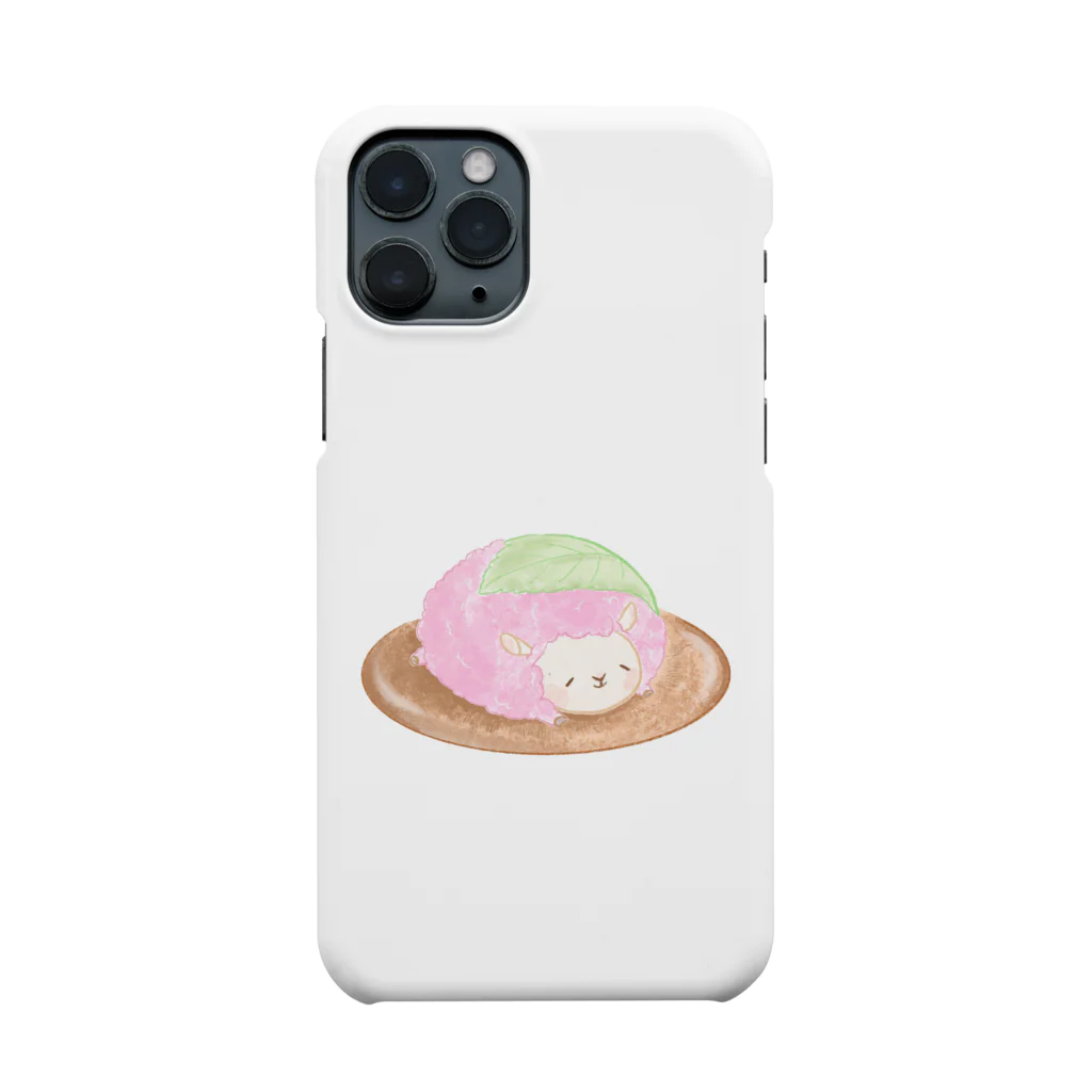 ののの堂の桜餅ひつじちゃん Smartphone Case