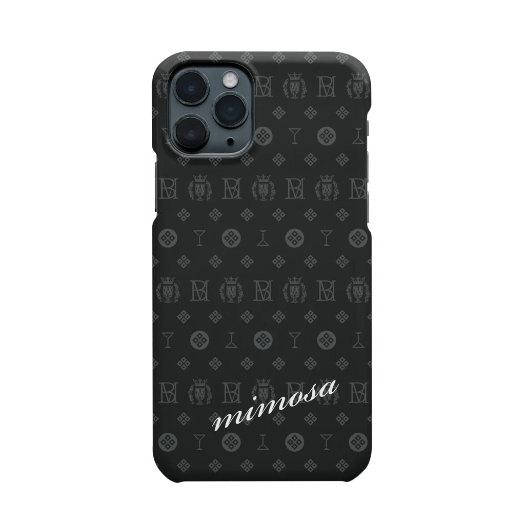 bar_mimosaのMIMOSAモノグラム スマホケース Smartphone Case