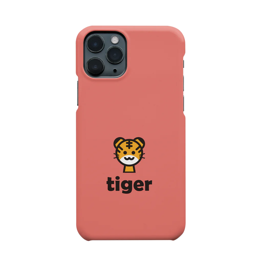 morecolorfulのトラ(ピンク) Smartphone Case