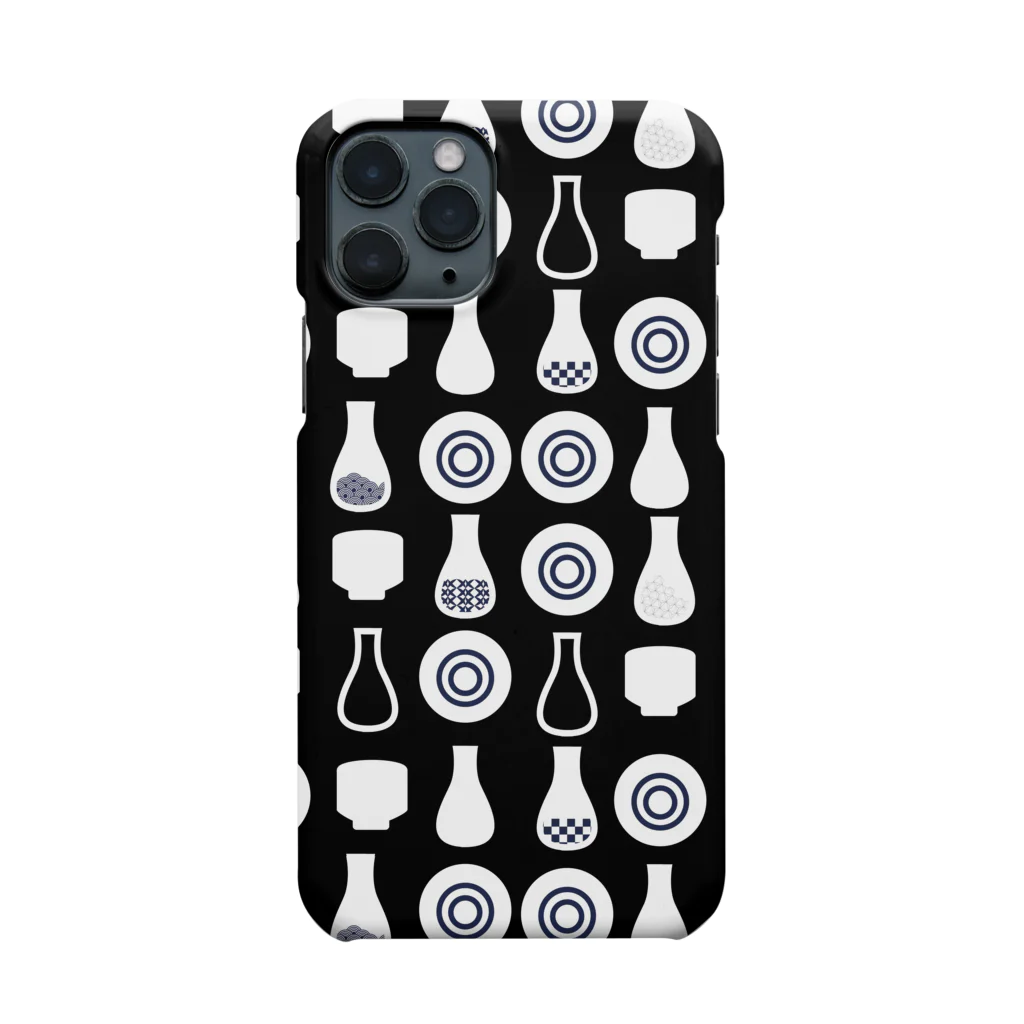 AO's SHOPの日本酒大好き　くろ Smartphone Case