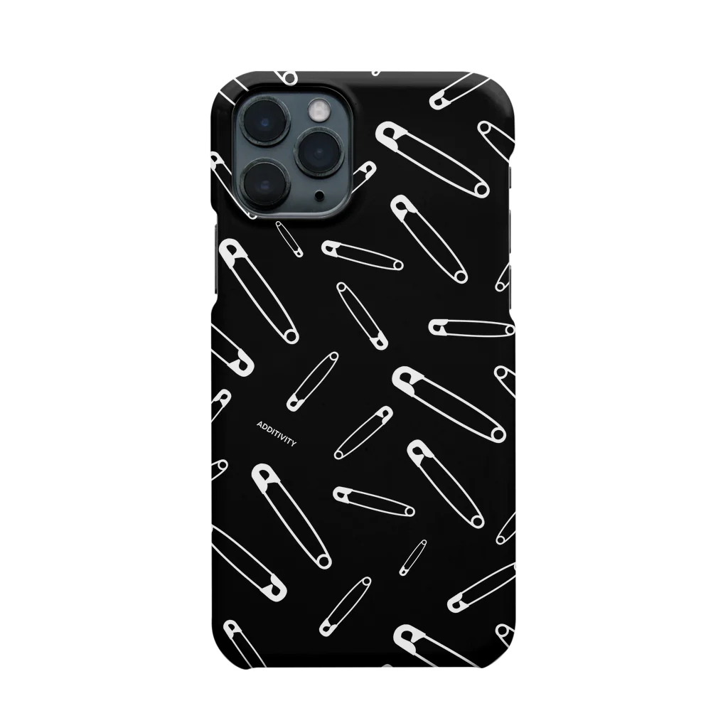 IENITY　/　MOON SIDEの【ADDITIVITY】 セーフティーピン #Black スマホケース用 Smartphone Case