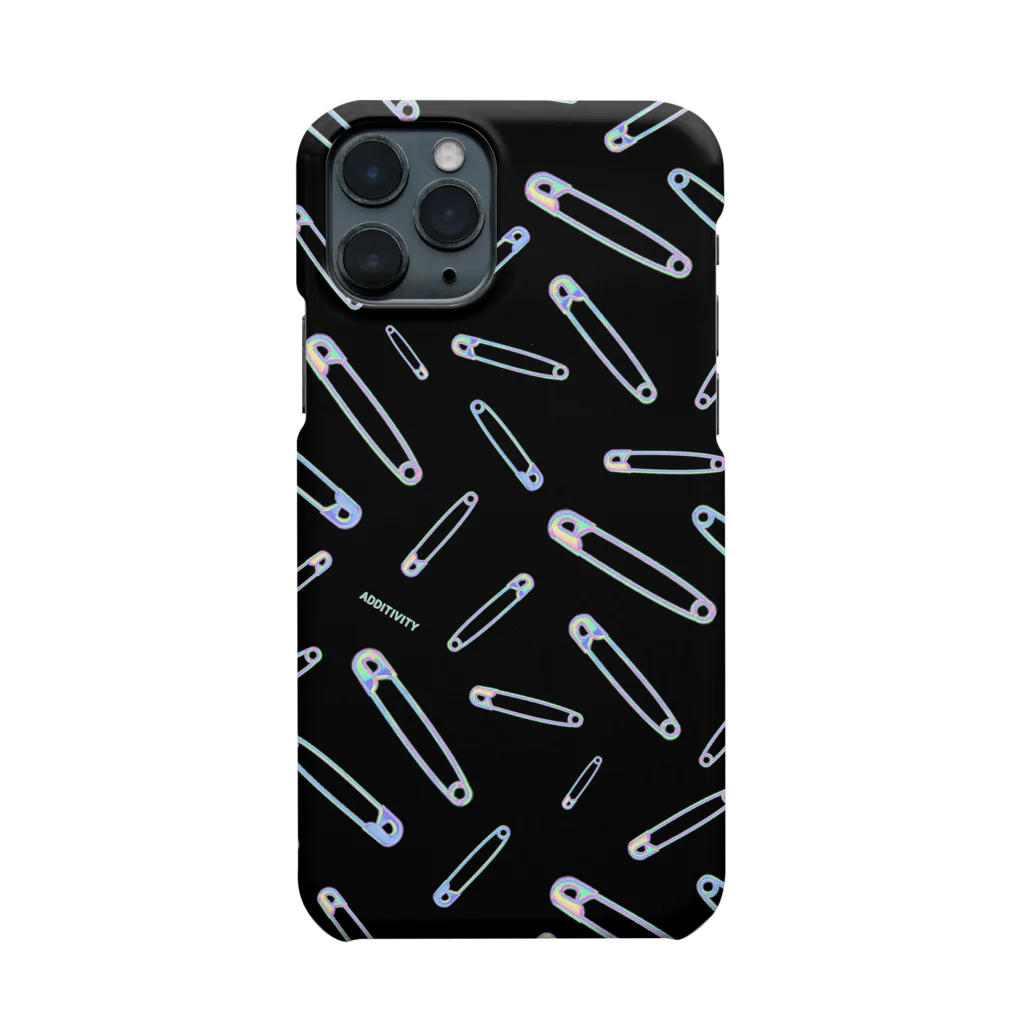 IENITY　/　MOON SIDEの 【ADDITIVITY】 セーフティーピン #HOLO Black スマホケース用 Smartphone Case