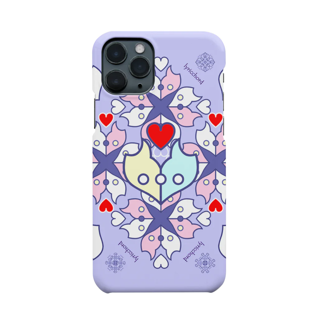 ERIKOERIN ART SHOPの浪漫花-ROMANKA-／ラベンダー／スマホケース Smartphone Case