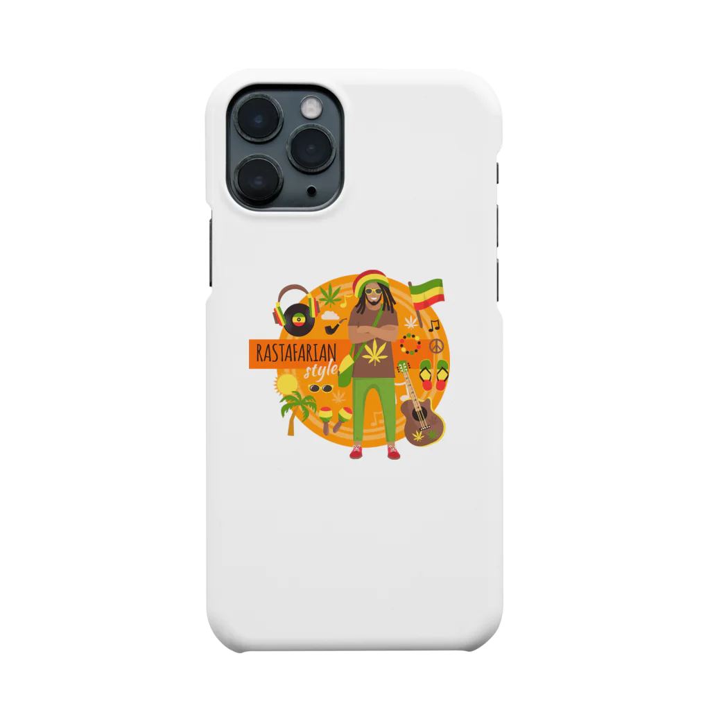 420 MUSIC FACTORYのラスタスタイル（レゲエな兄ちゃん） Smartphone Case