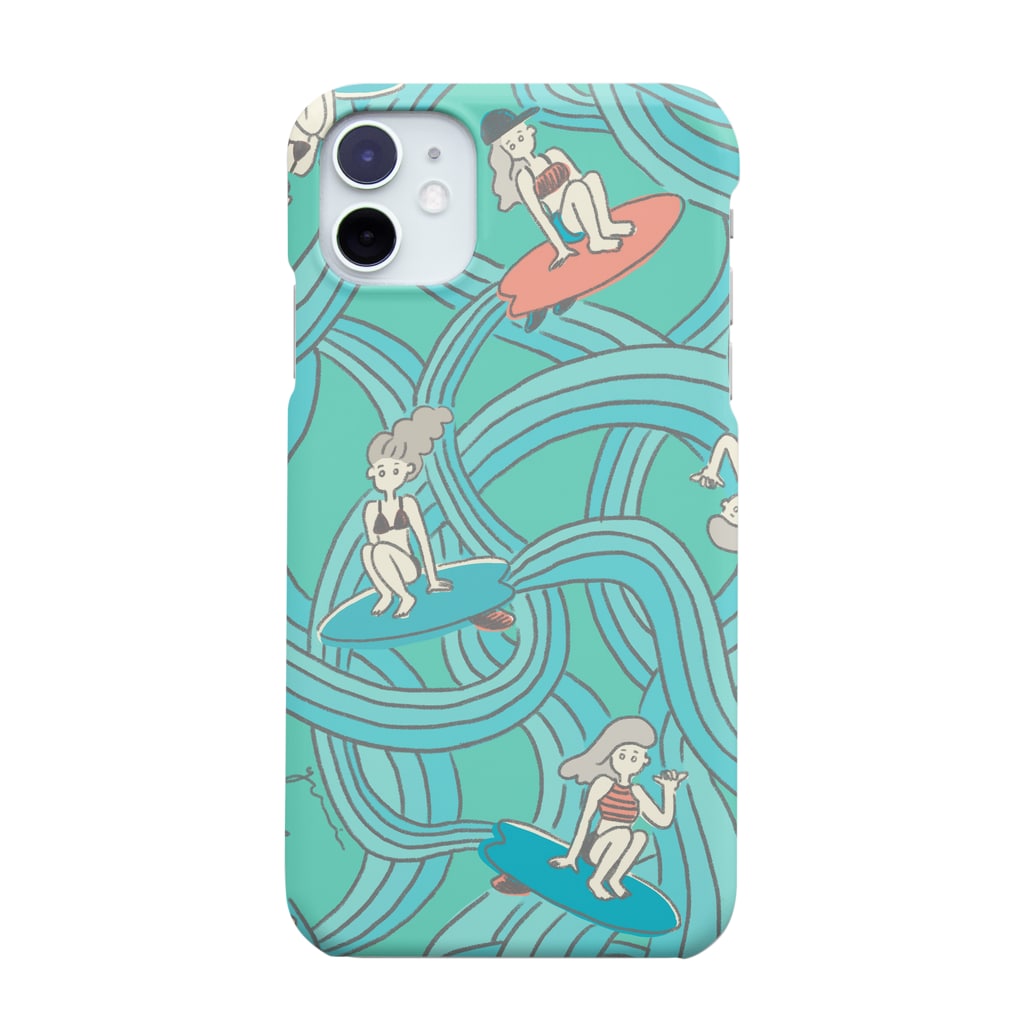 ぐねぐねうぇ ぶ Surf Girl Illustration Yuri Yuripe730 のスマホケース Iphoneケース 通販 Suzuri スズリ