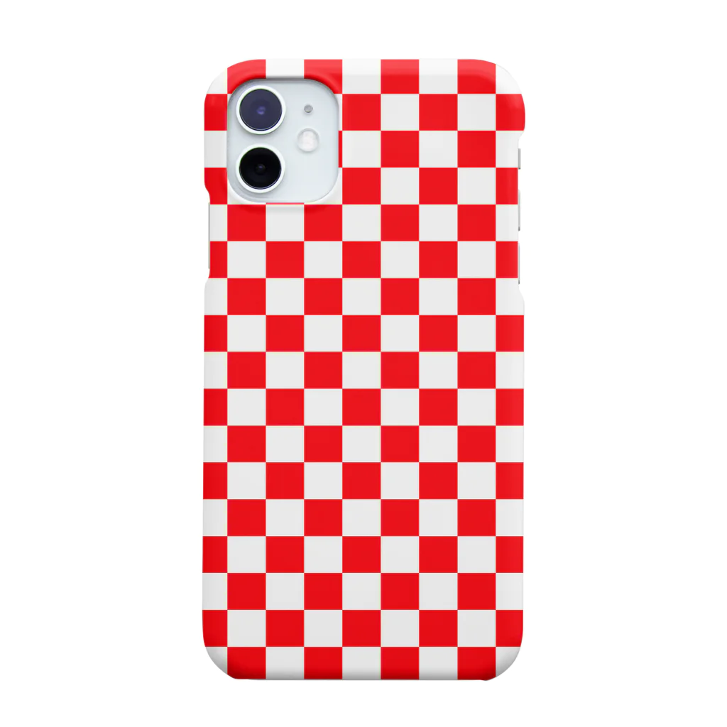 inazuma.co.jpのchecker flag* (Red) スマホケース