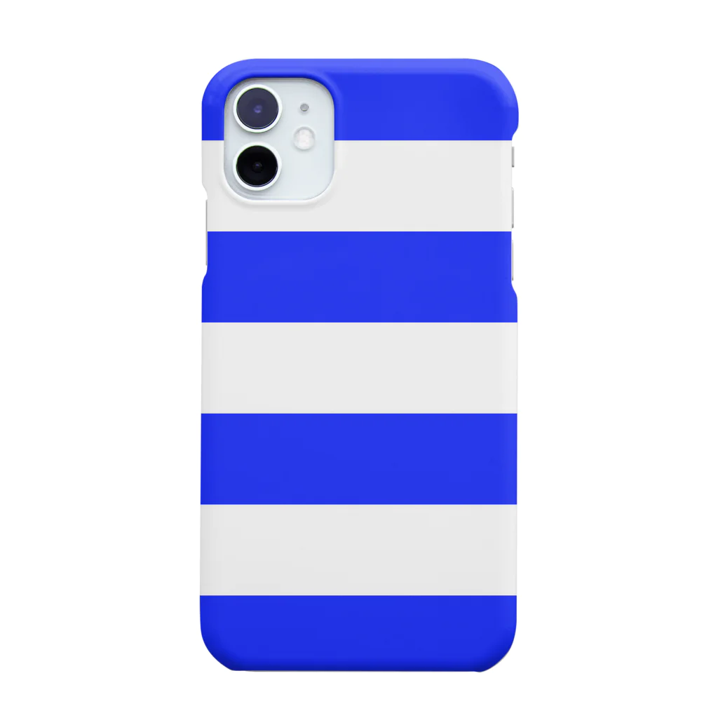 inazuma.co.jpのBorder Stripe (Blue) スマホケース