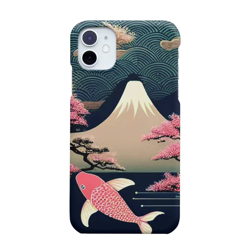 Emerald Canopyの "Zen Pond"「禅の池」 Smartphone Case