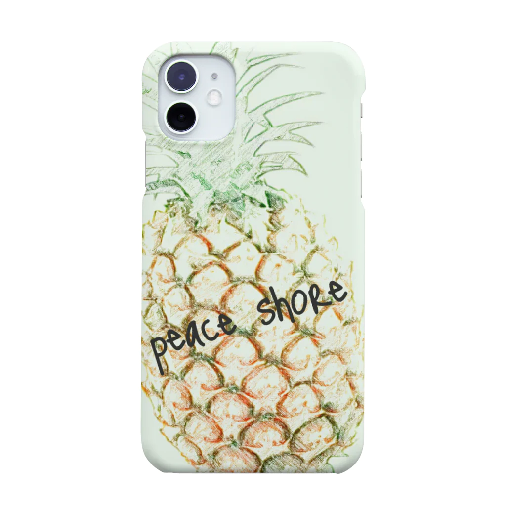 peace shoreのpeace shore pineapple Smartphone Case