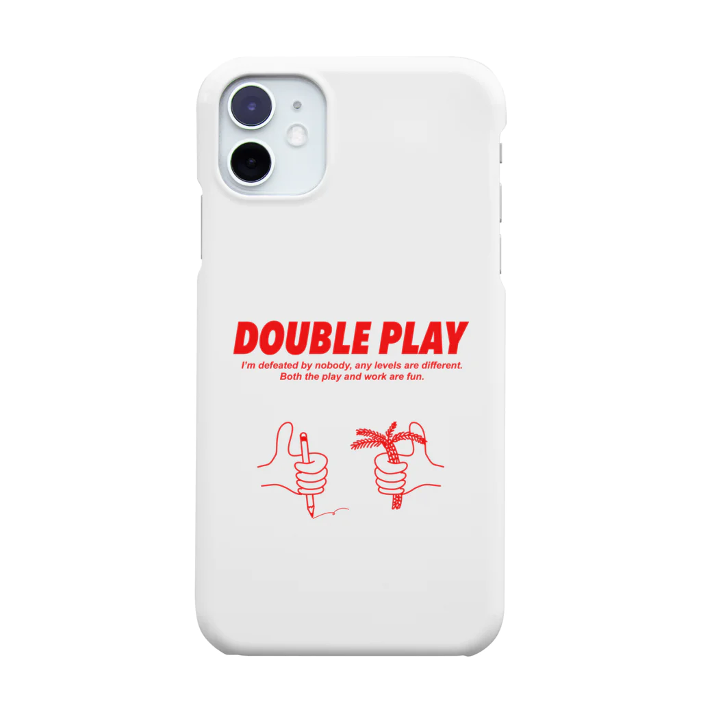 DOUBLE PLAY®︎のwork × play RED スマホケース